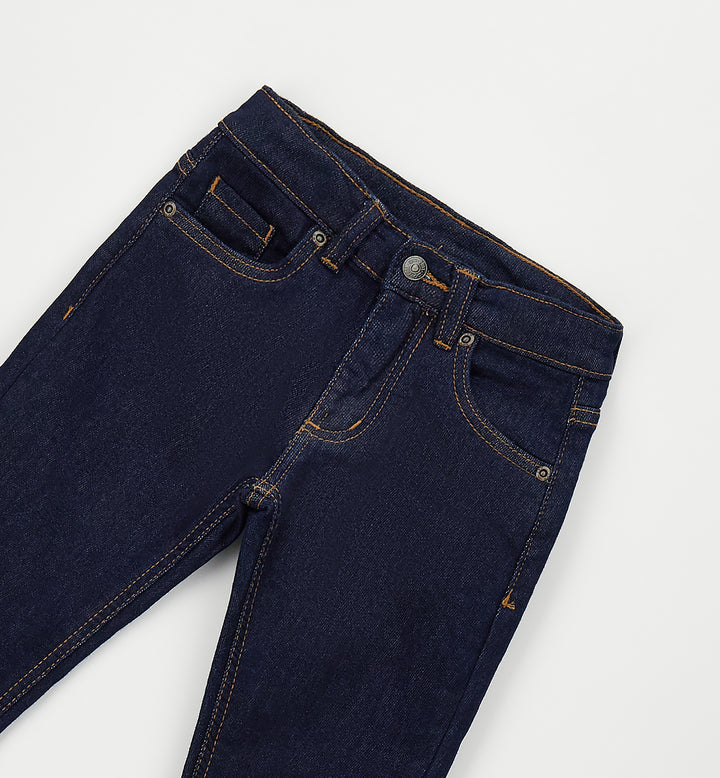 5-pocket Sweatjeans dark blue