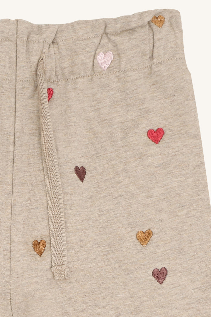 Joggebukse Thilde Heartbeat  Beige