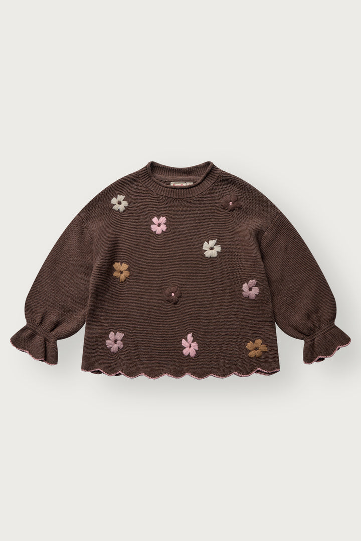 Strikkegenser - Charlotte Flowerboom - Brun