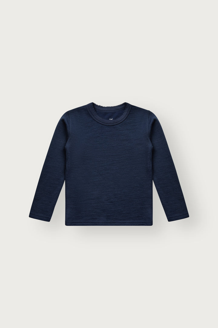 Ullviskose-trøye Navy