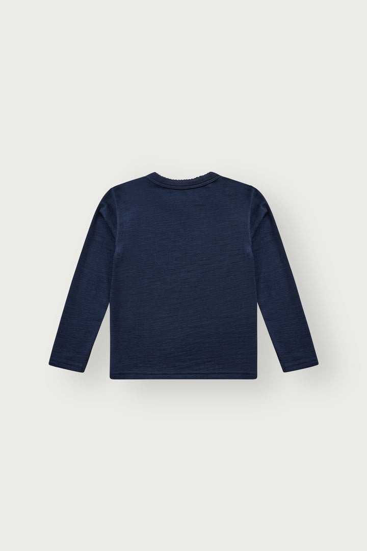 Ullviskose-trøye Navy