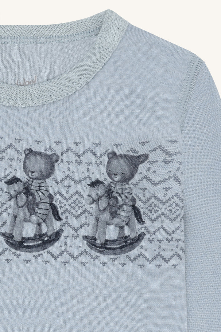 Ullviskose-body Baloo Teddy