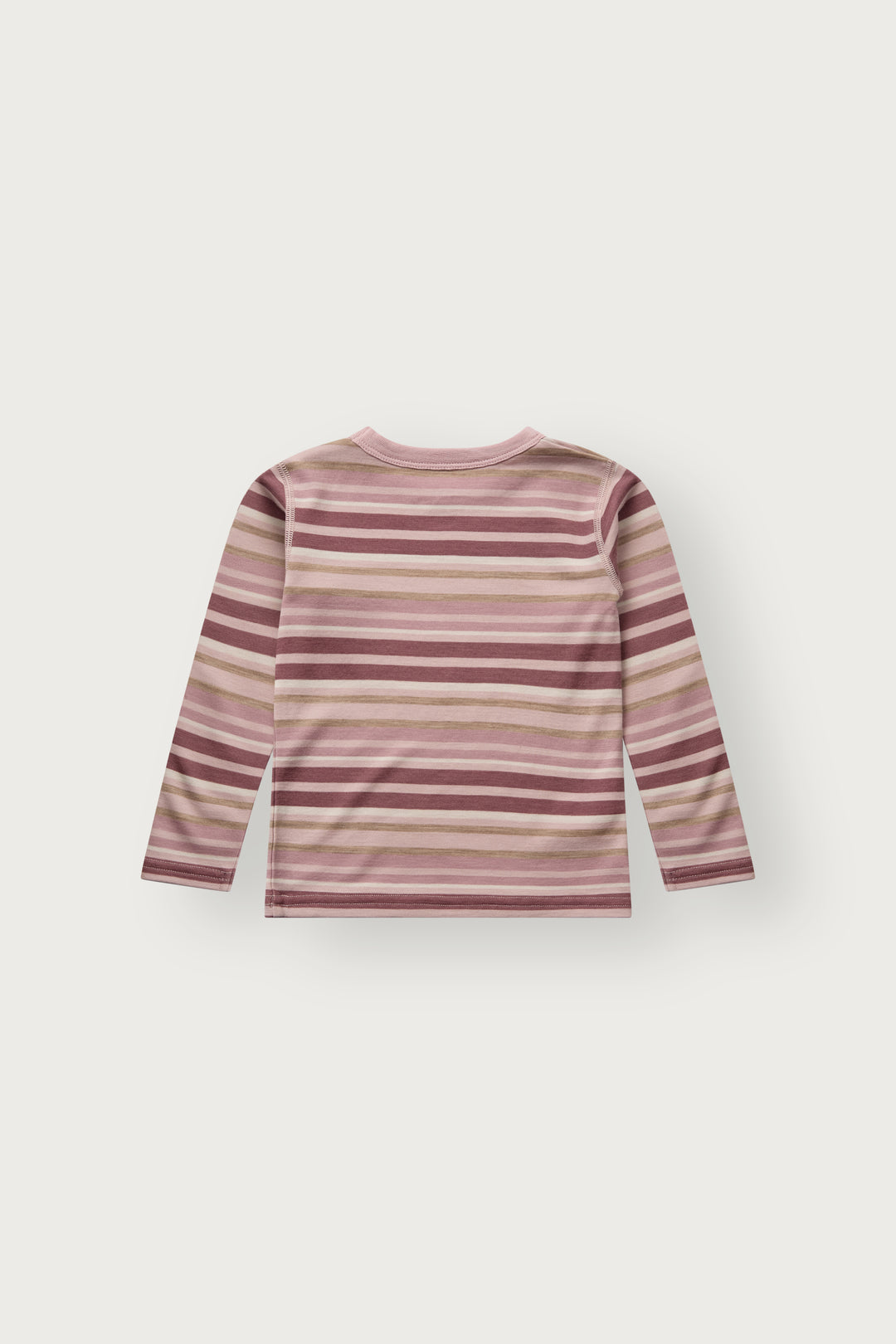 Ullviskose trøye med rosa striper
