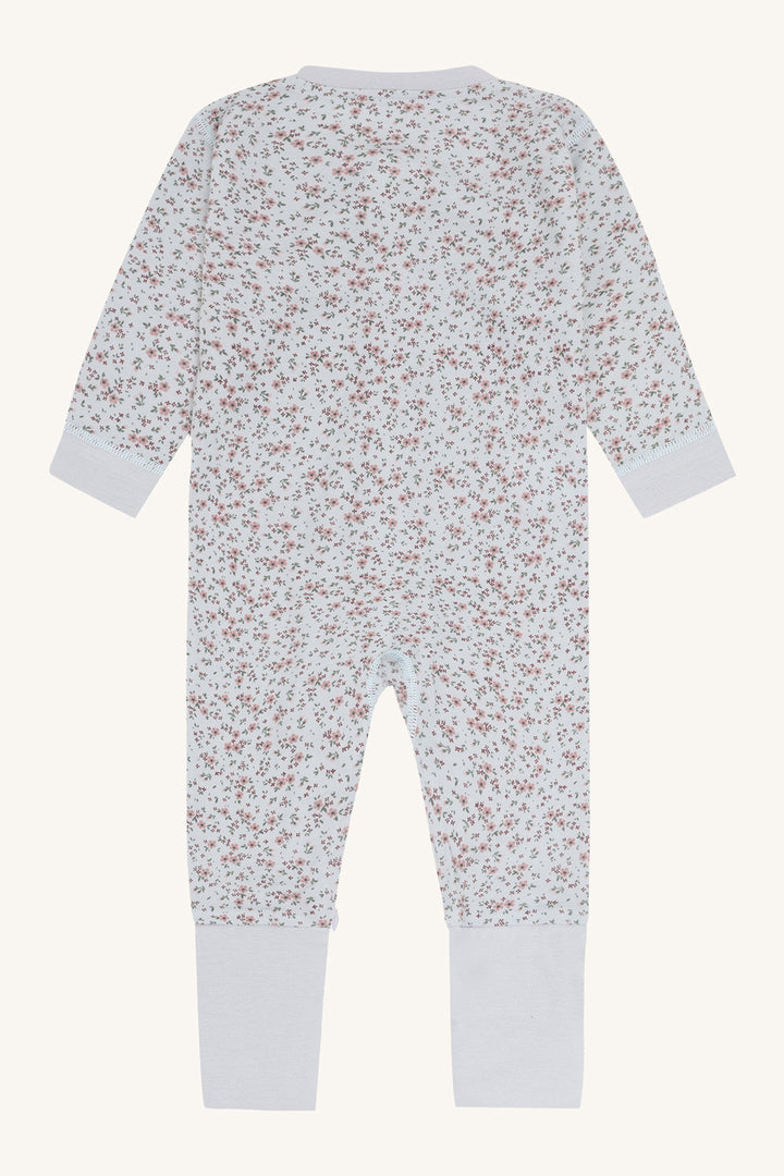 Ullviskose-heldress med små blomster