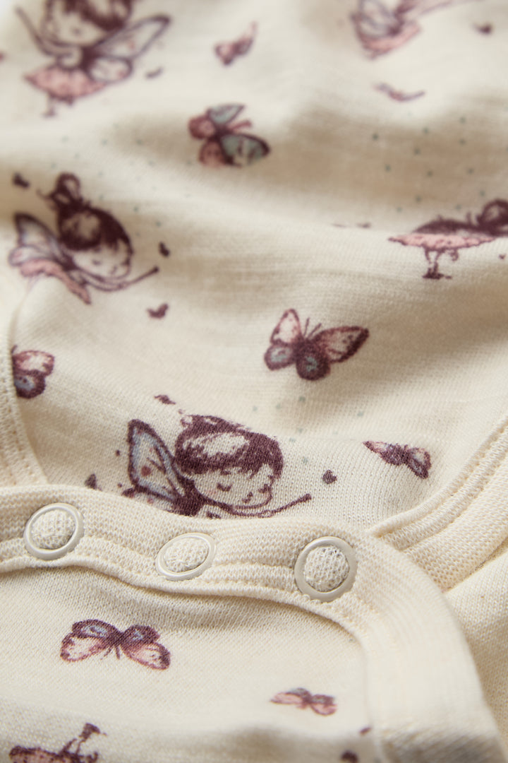 Ullviskose-body Baloo Fairy off-white