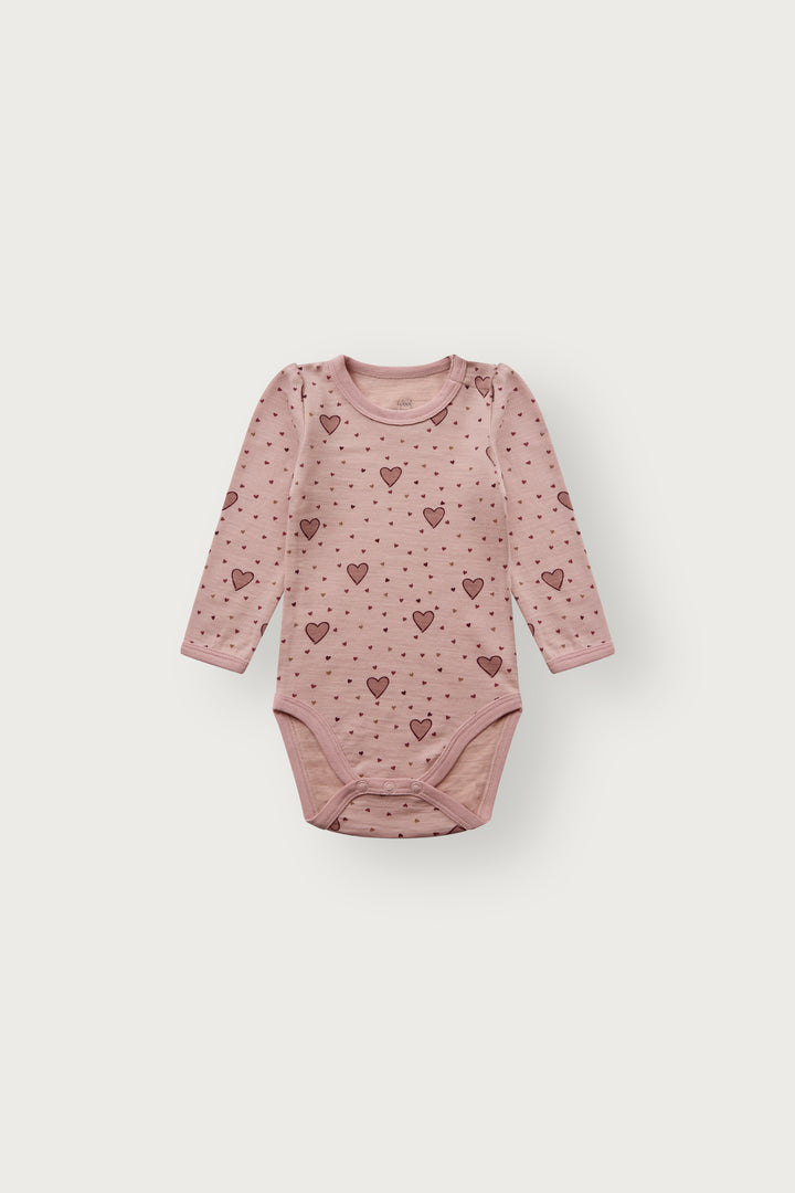 HCBaloo Hearts Puff - Dusty Rose