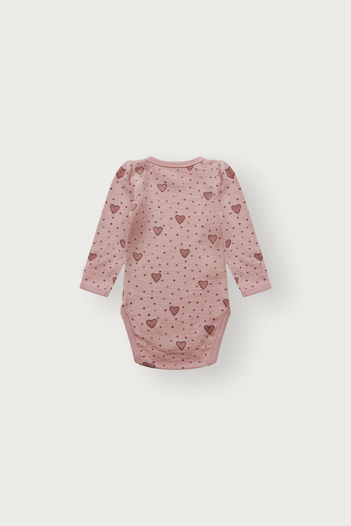 HCBaloo Hearts Puff - Dusty Rose