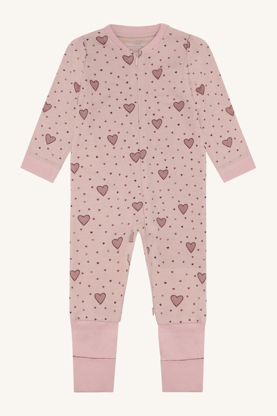 HCManu Hearts Puff - Dusty Rose
