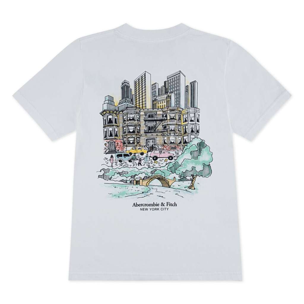 White t-shirt N.Y. city