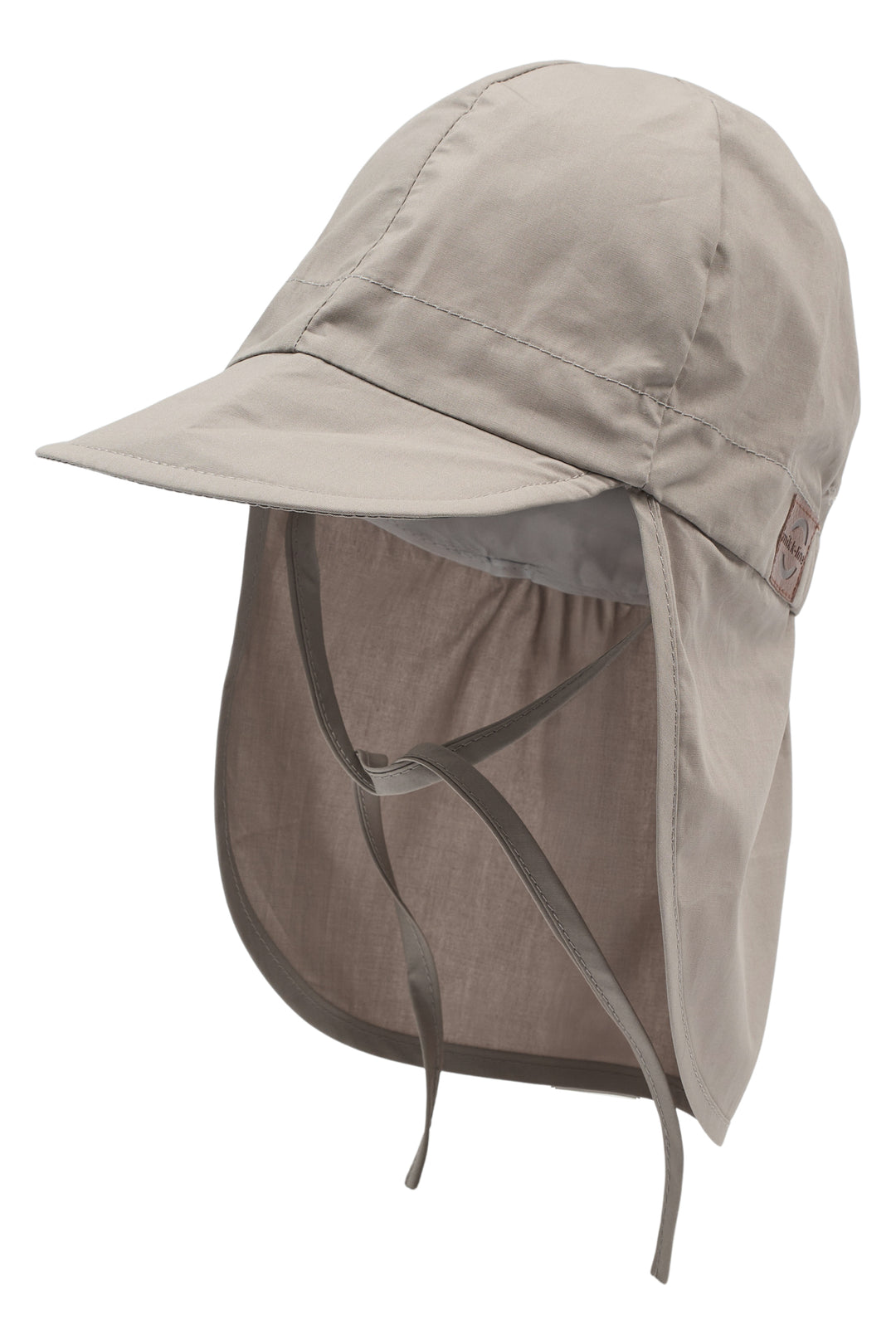 Solcaps med nakkebeskyttelse UPF 50+ Sand