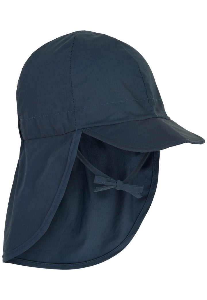 Solcaps med nakkebeskyttelse UPF 50+   navy