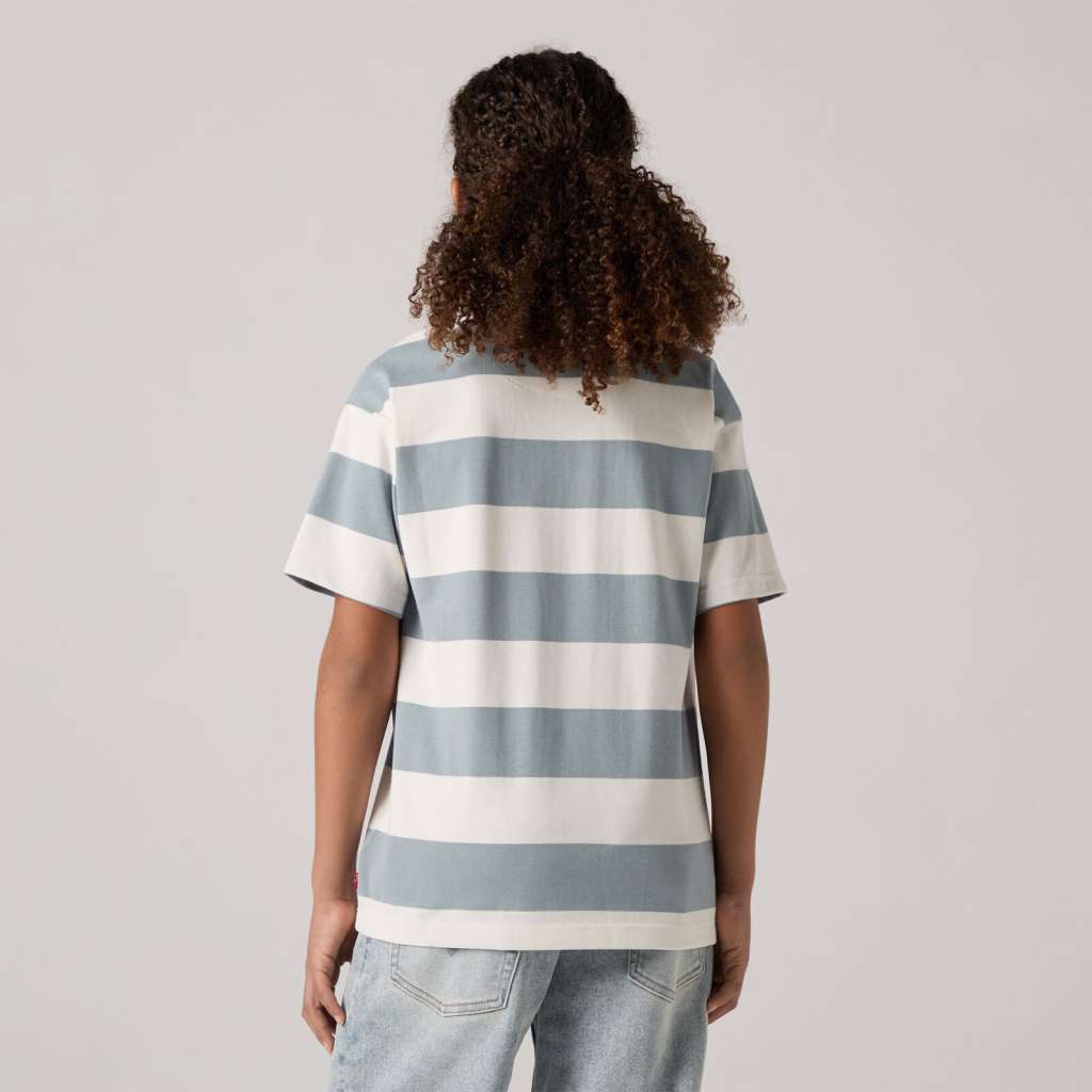 Urban stripe T-skjorte light blue