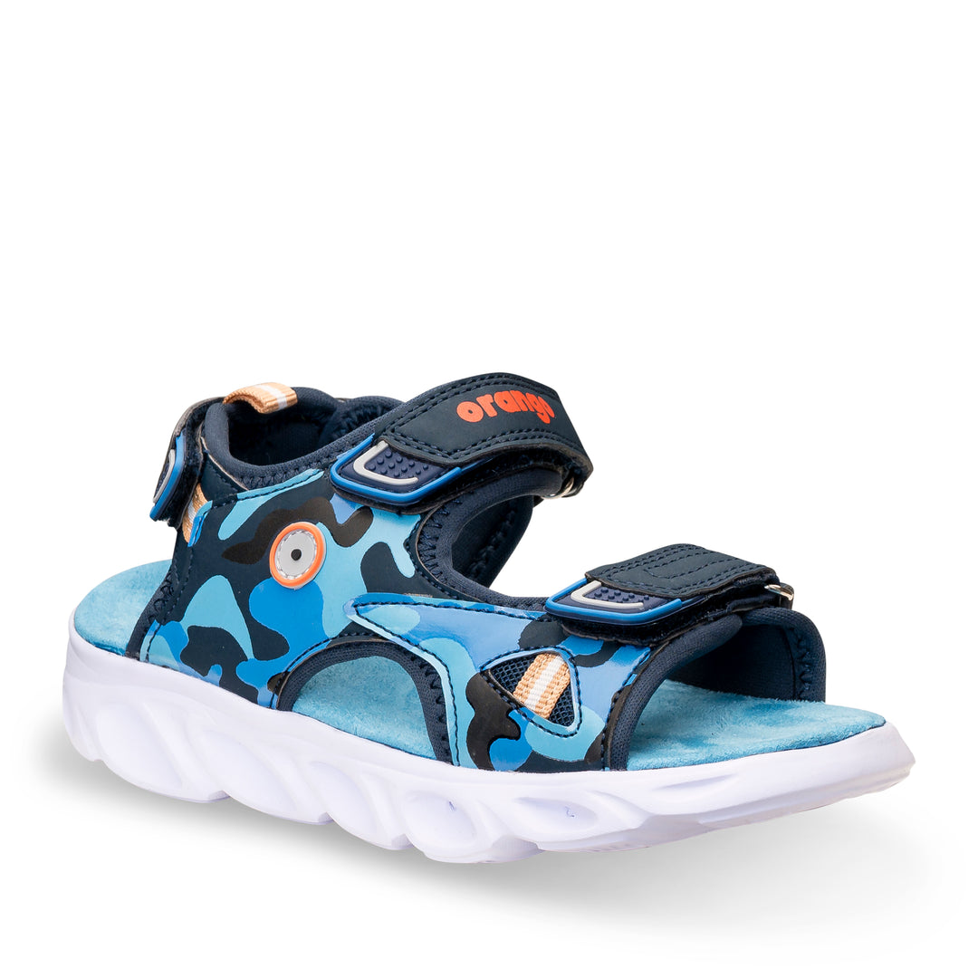 Blinkesandaler Blue-Turkis
