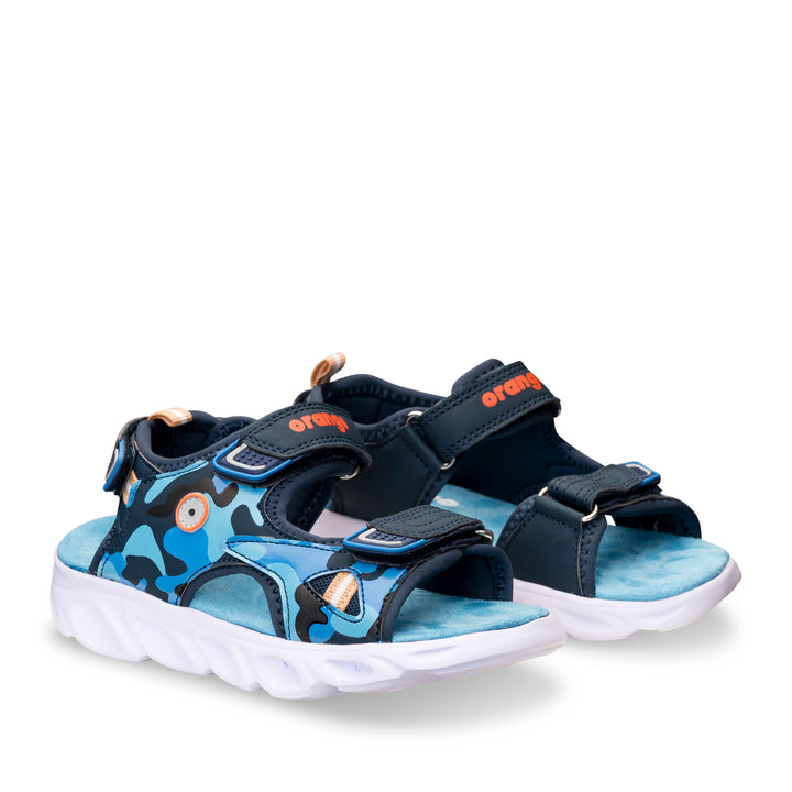 Blinkesandaler Blue-Turkis
