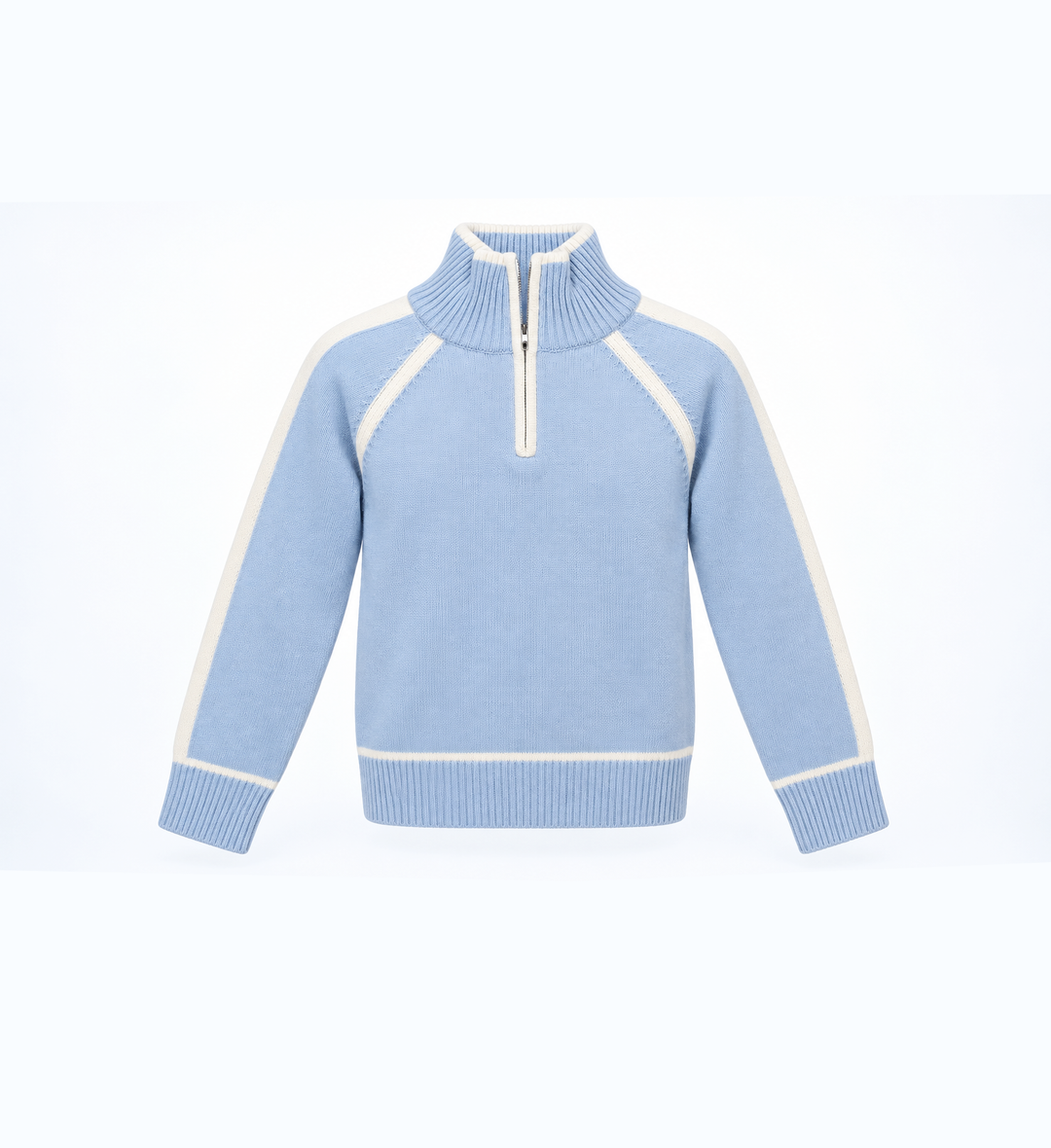 Pullover half zip Esther Sky blue