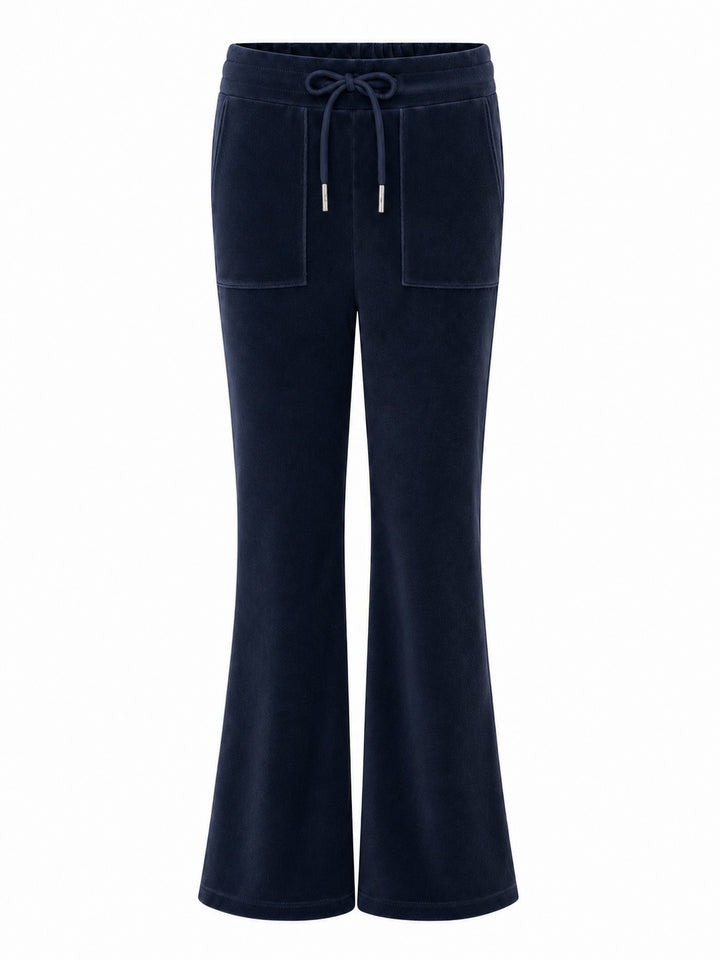 Hermine velour pant Deep navy
