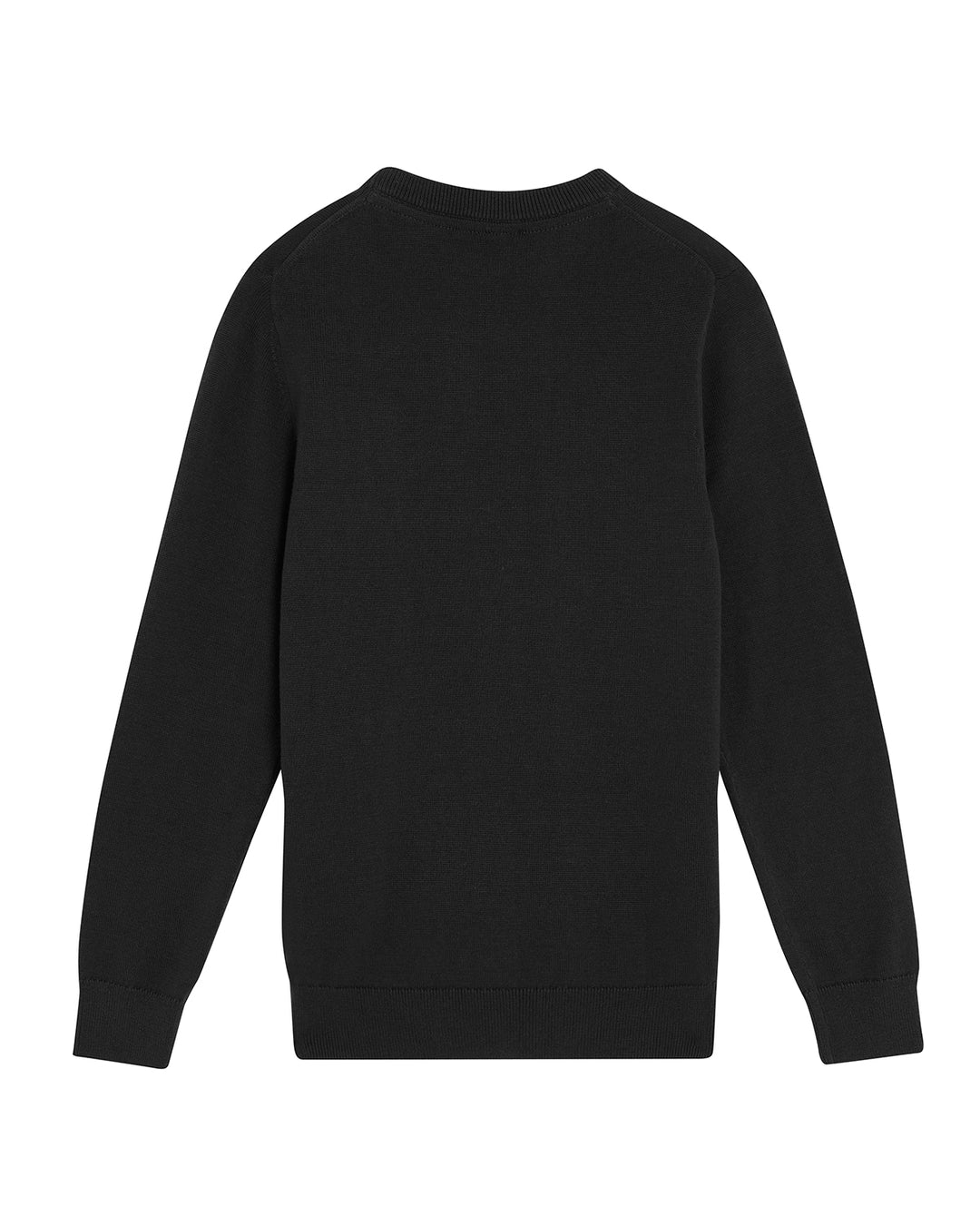 Cotton Crew Neck Jumper - Navy