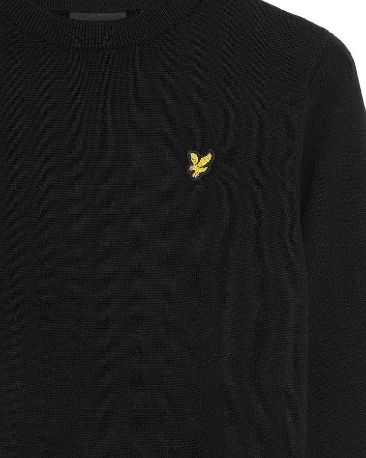 Cotton Crew Neck Jumper - Navy
