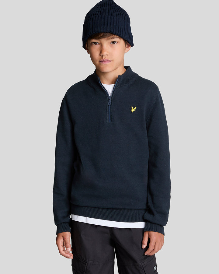 1/4 Zip Jumper - Navy