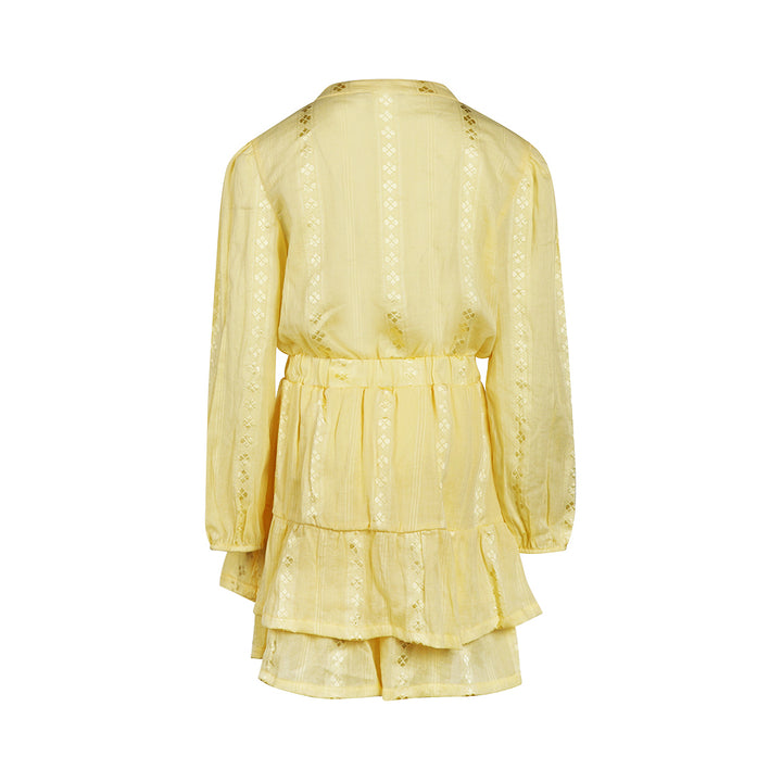 Yellow Dress with shorts