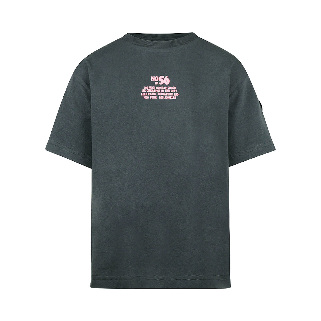 T-shirt  Anthracite bubble gum