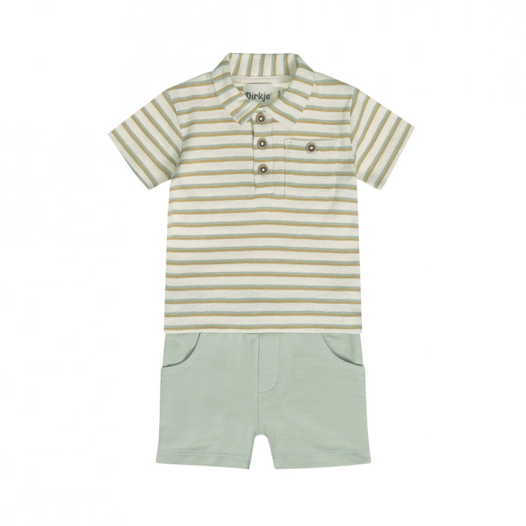 T-shirt + shorts Caramel