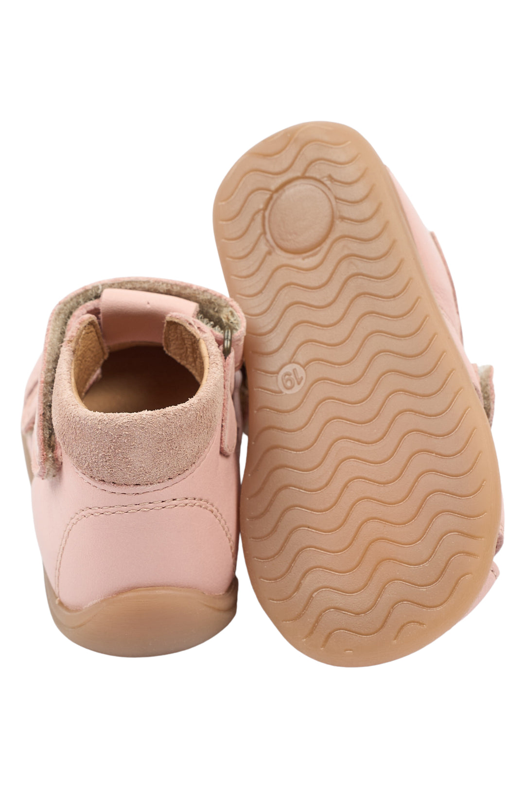 Skinnsandaler Misty Rose