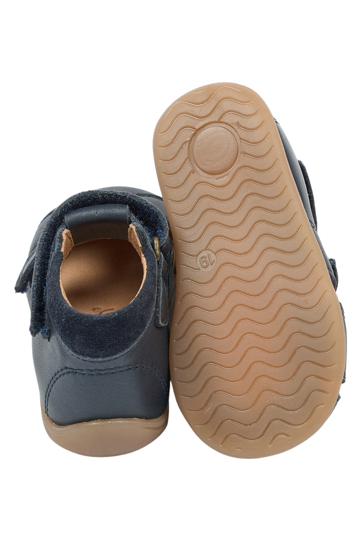 Skinnsandaler Navy