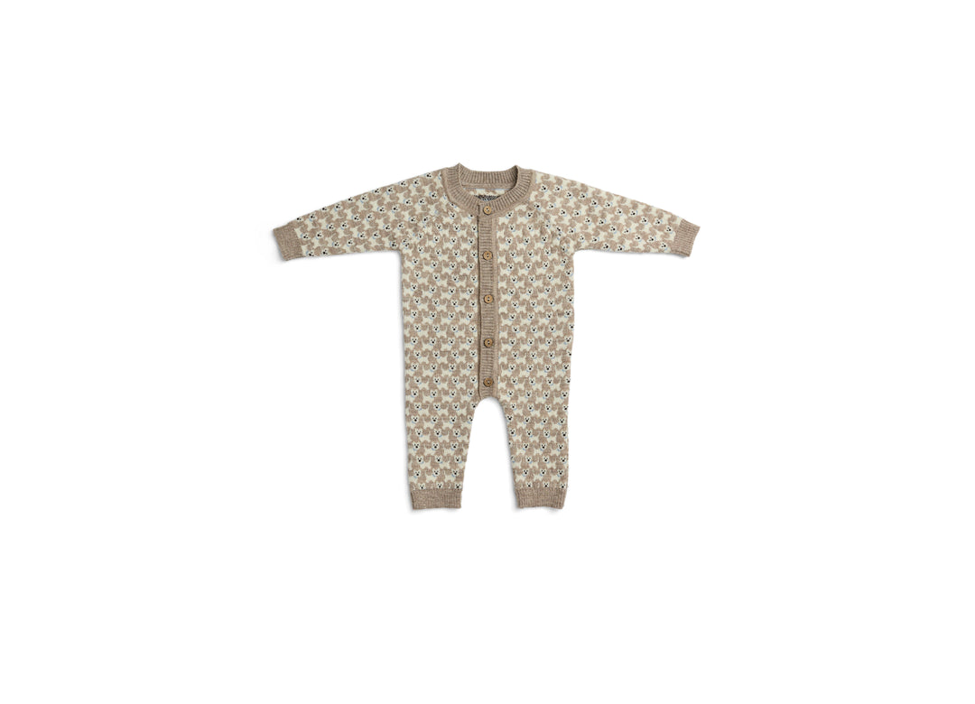 Merinoull heldress små valper Beige