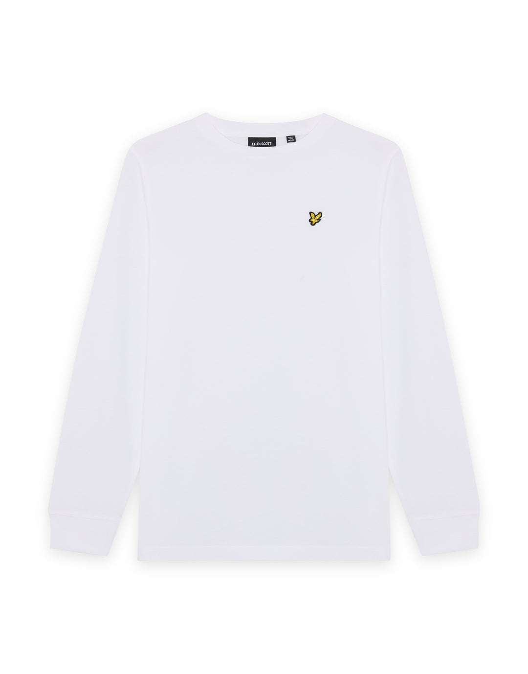 Plain LS T-shirt - White