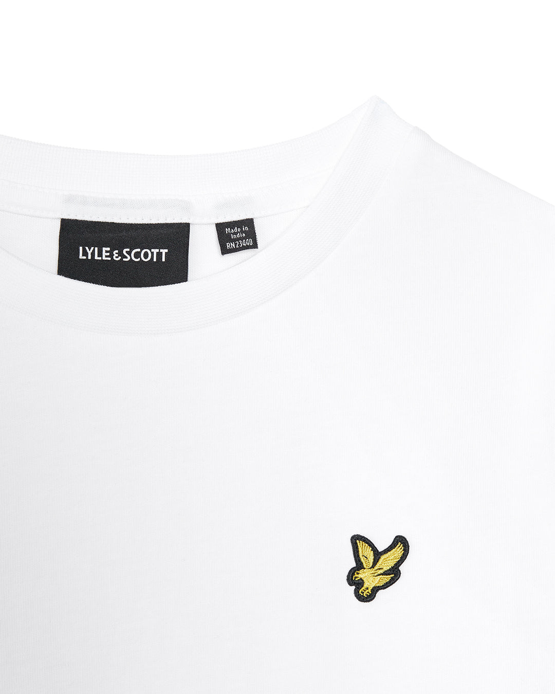 Plain LS T-shirt - White