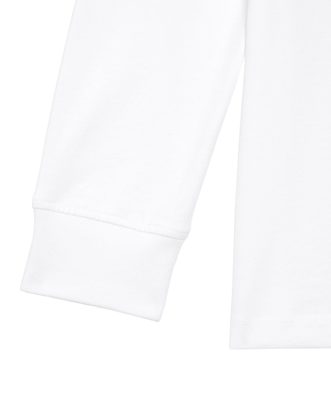 Plain LS T-shirt - White
