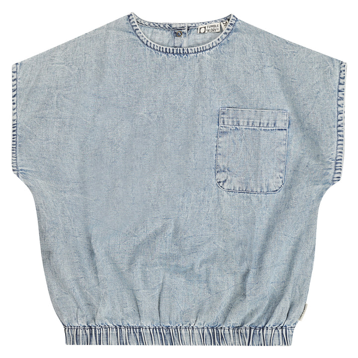 Denim Top Mirtillo