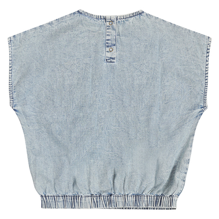 Denim Top Mirtillo