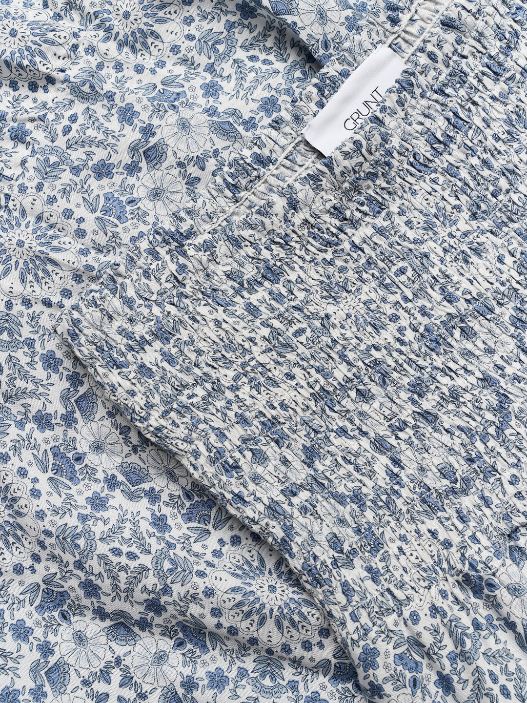 Boho- Skjørt Viskose denimblue