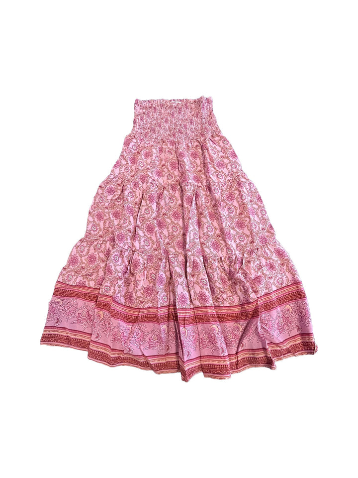 Boho- Skjørt Viskose rose