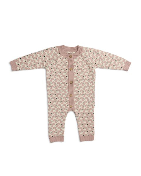 Merinoull heldress små valper rosa