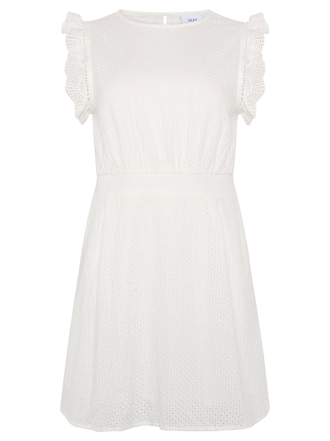 Kjole Blonder White