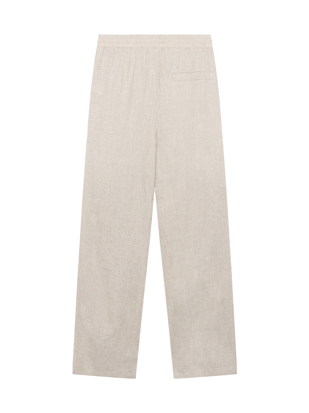 Linen Blend bukse beige