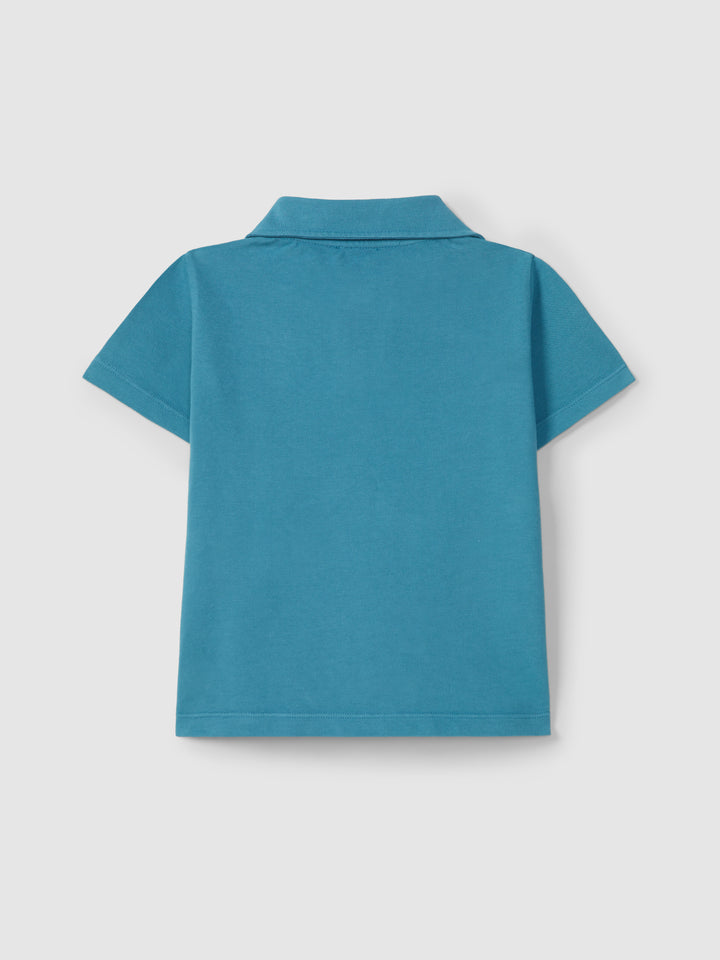 Polo Pique Azul